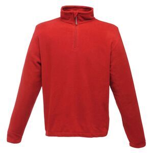 Regatta Mens Micro Zip Neck Fleece Top (170 GSM) / Classic Red